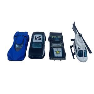 Hot Wheels Lot of 4 Police Vhicles - See Description for Details